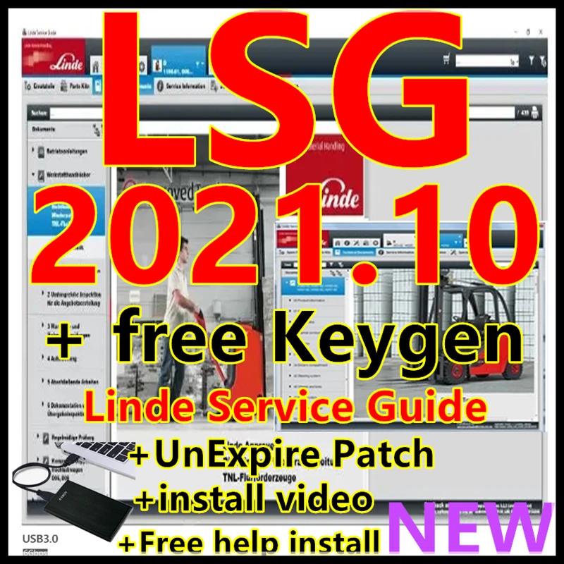 2024 hot sell  Newest 2021.10 Linde Service Guide LSG 5.2.2 update U0213 [10.2021] or U019 [12.2019]+Expire Patch +f